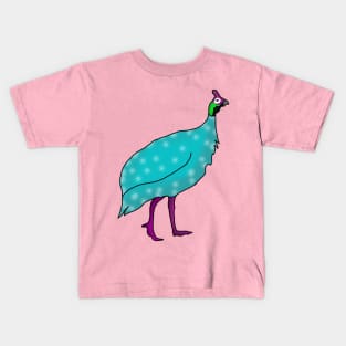 Ginny the Fowl in Bright Colors Kids T-Shirt